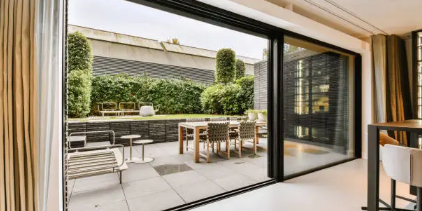 slimline glass doors